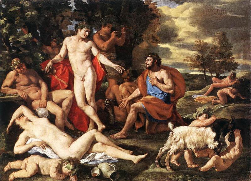 Nicolas Poussin Midas and Bacchus